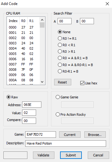 Have Red Potion RAW Code